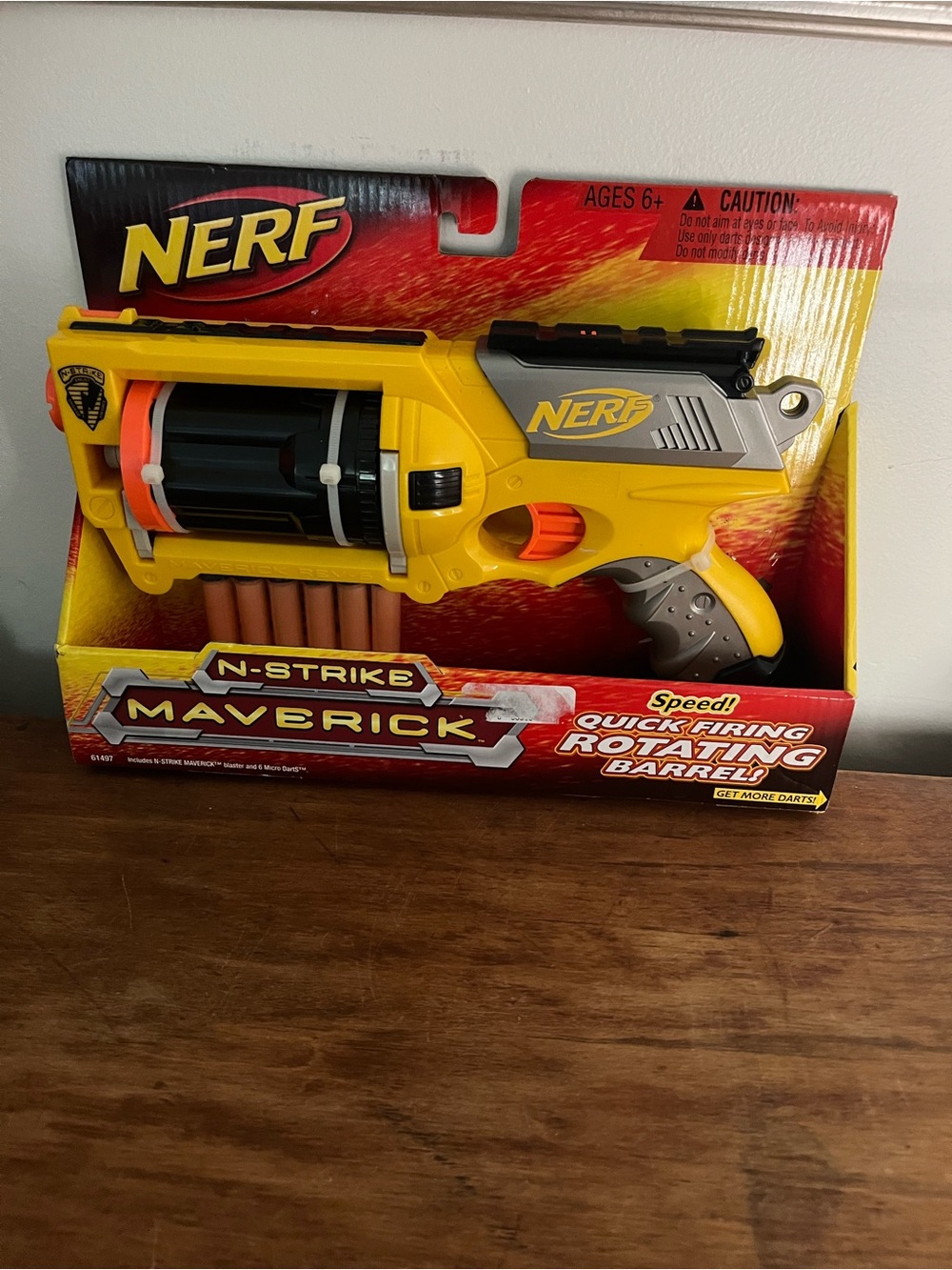 Nerf N-Strike Maverick 2006 Quick Fire Rotating Barrel Dart New In Box